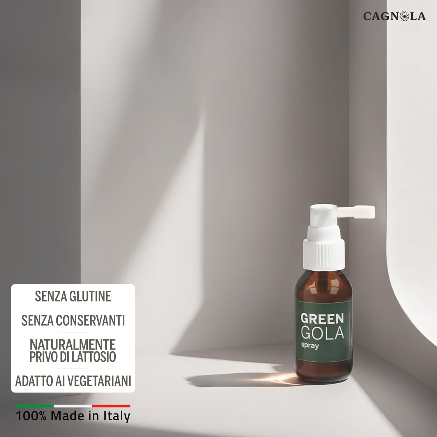 Cagnola Green Gola Spray Gola 20 ml Propoli Verde