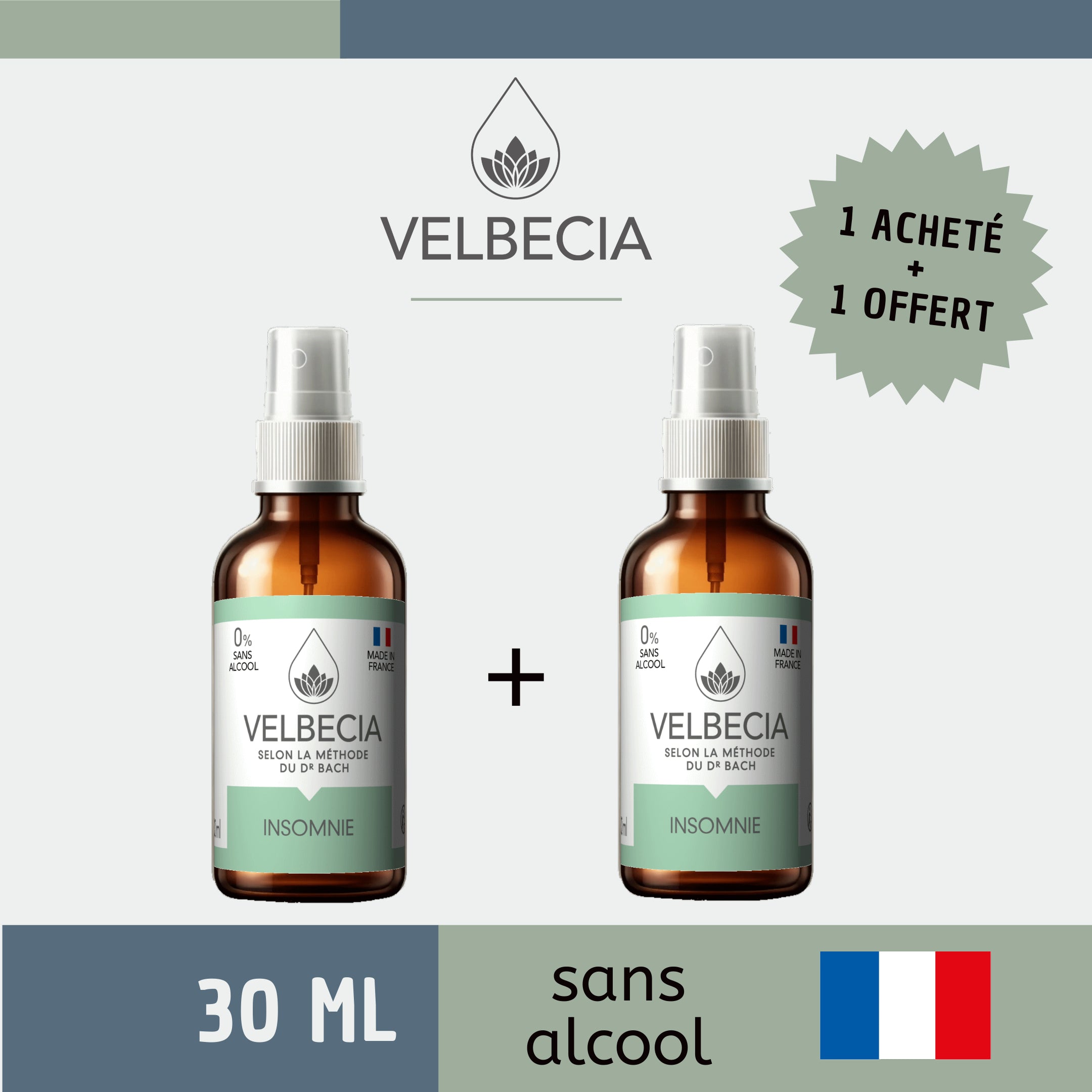 Velbecia Insomnie Fiori di Bach Spray Senza Alcol 30ml