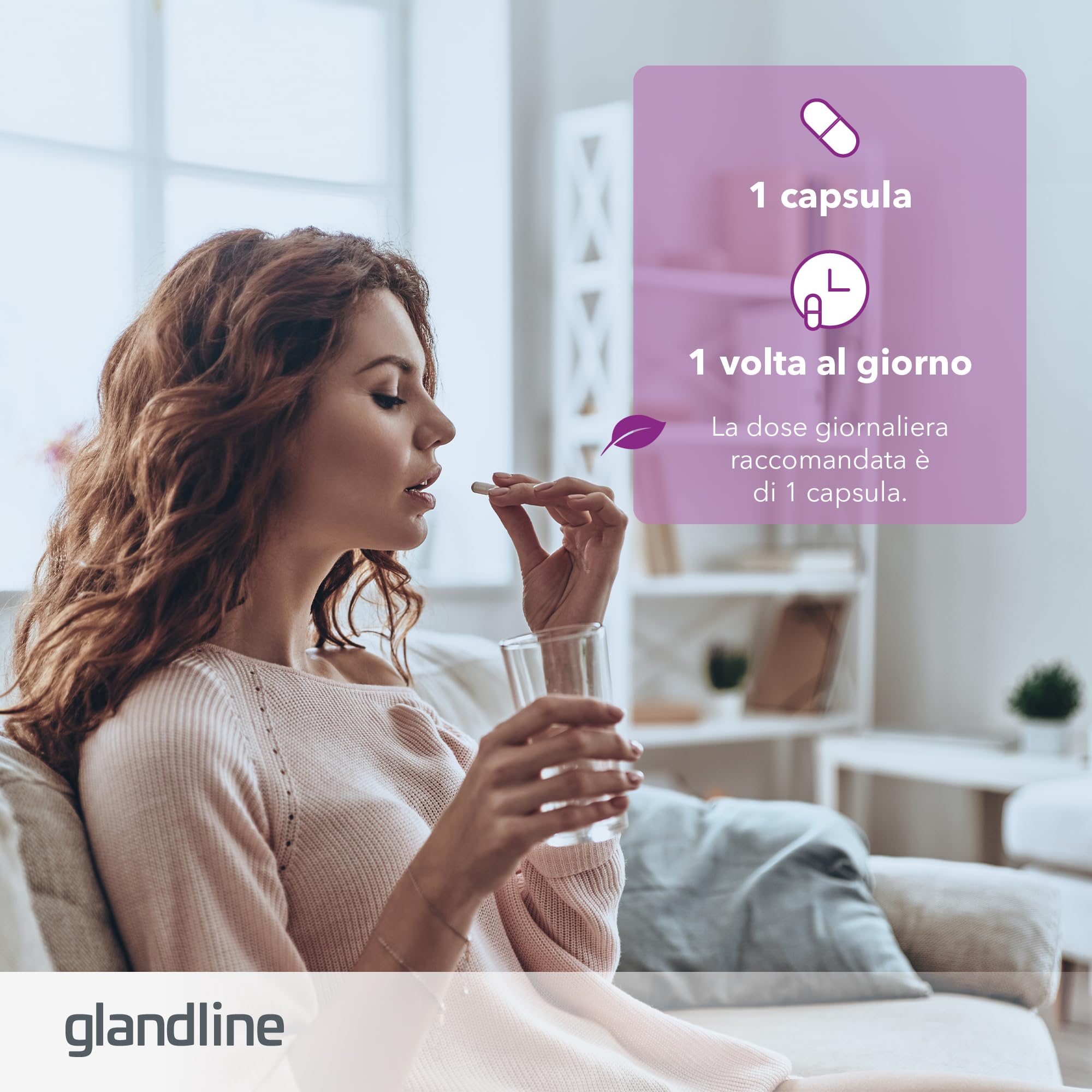 Sensilab Glandline M-Pause Forte Integratore 60 Capsule Menopausa