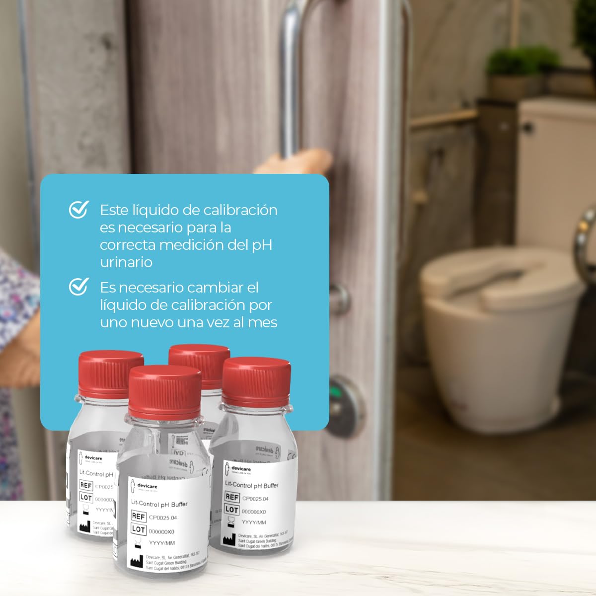 Devicare Lit-Control pH Buffer Liquido Calibrazione 4 Mesi