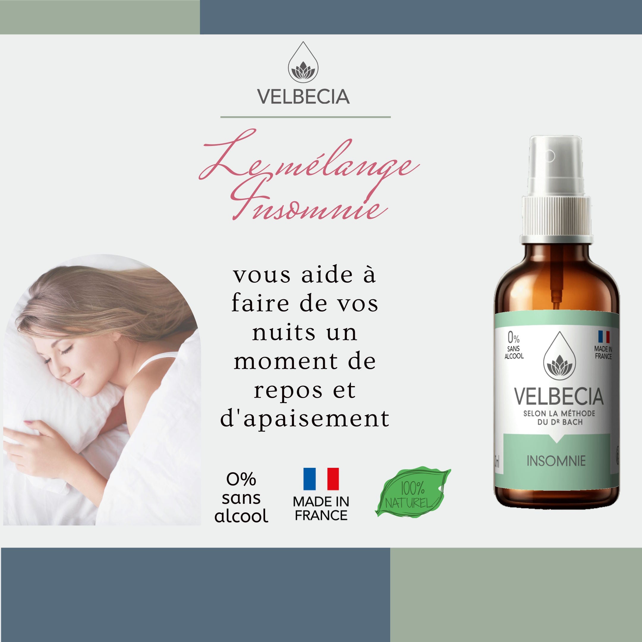 Velbecia Insomnie Fiori di Bach Spray Senza Alcol 30ml