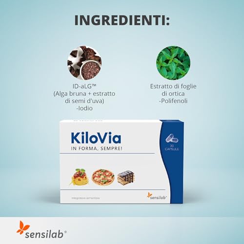 Sensilab KiloVia capsule 60 con alga bruna dopo pasti