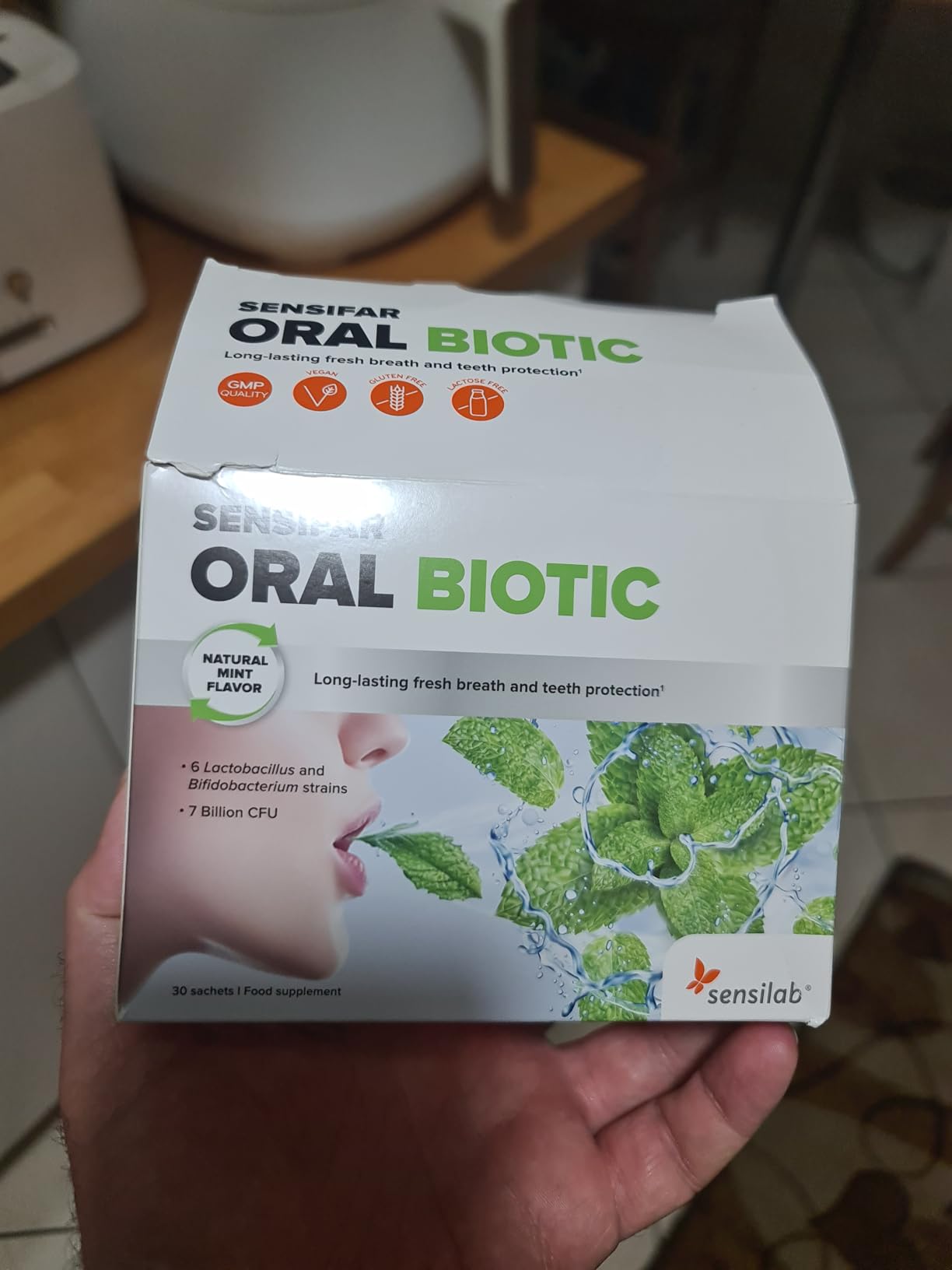 Sensilab Oral Biotic Probiotici Bustine 30 Menta Denti