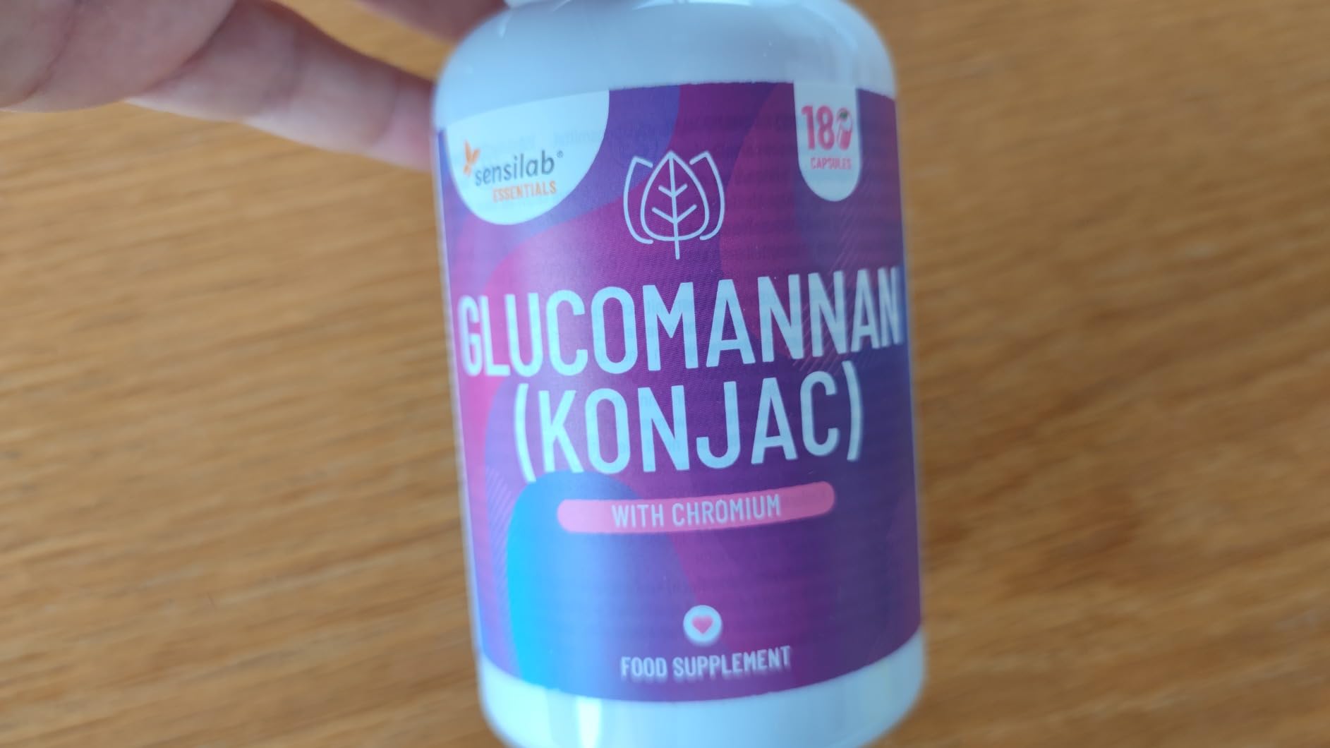 Sensilab Essentials Glucomannano Capsule 180 Konjac Fibre