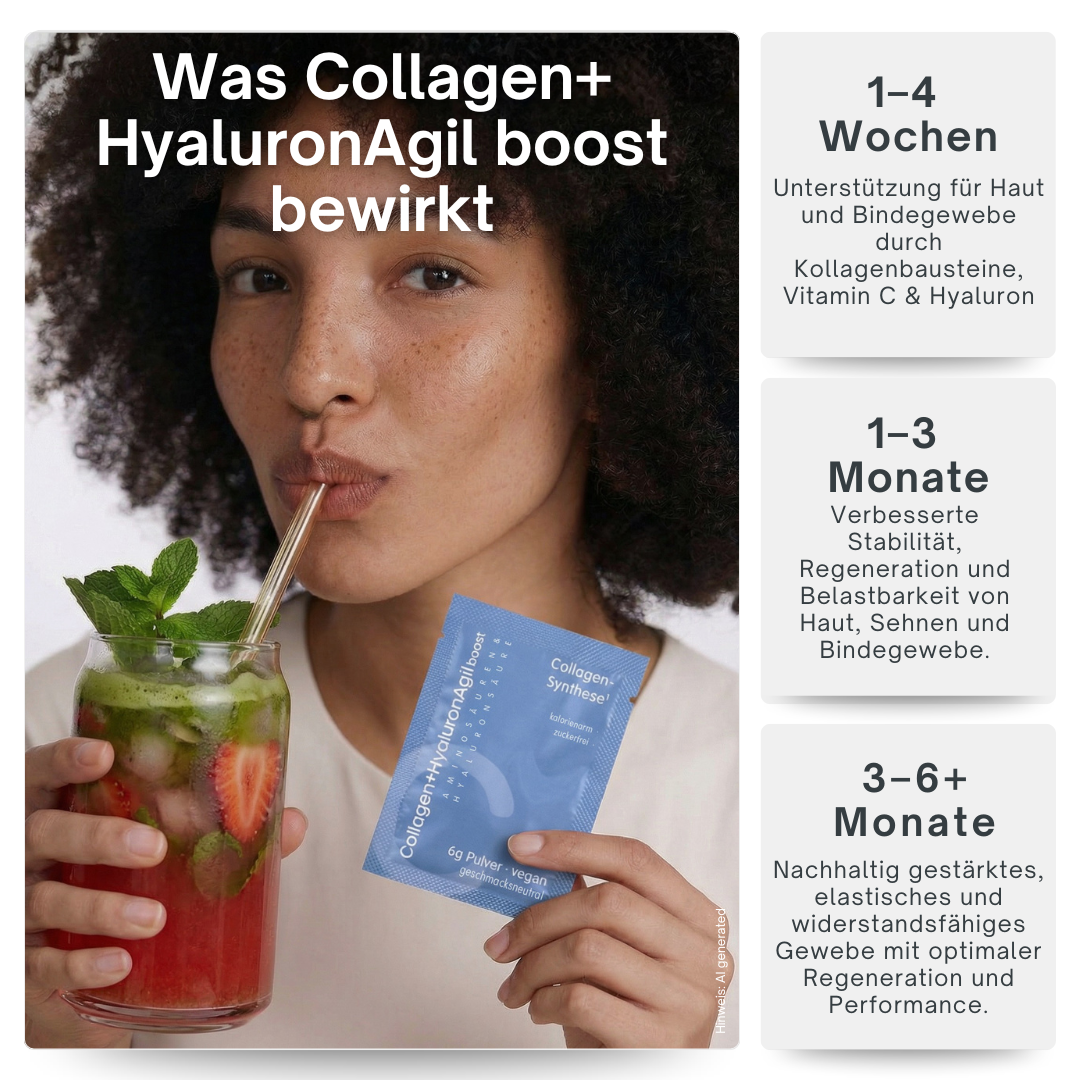 AgilNature Collagen+HyaluronicAgil boost 20 bustine neutre