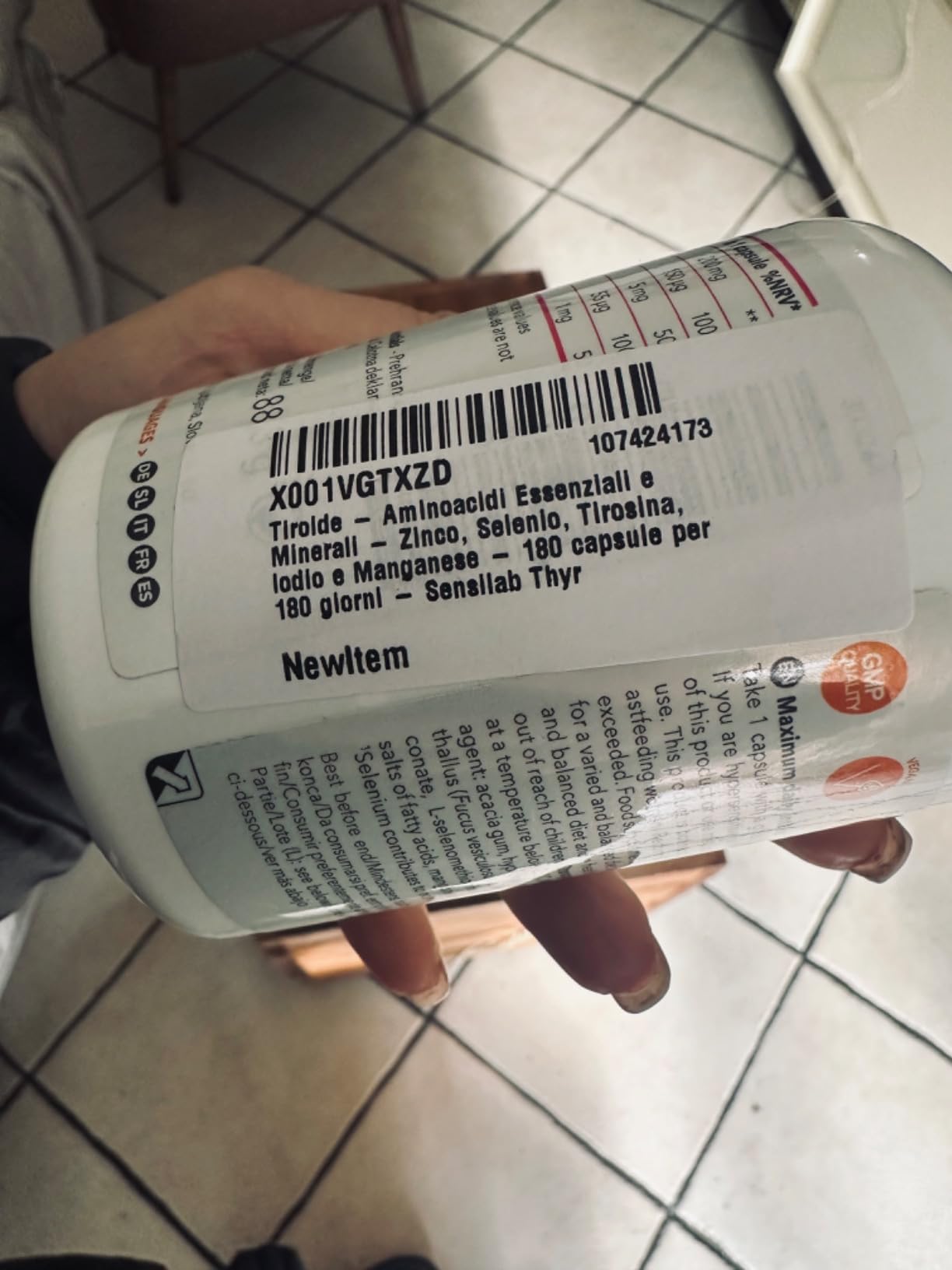 Sensilab ThyroLux integratore 180 capsule per tiroide
